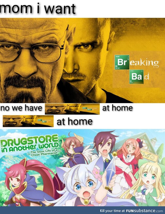 Breaking bad but with waifus