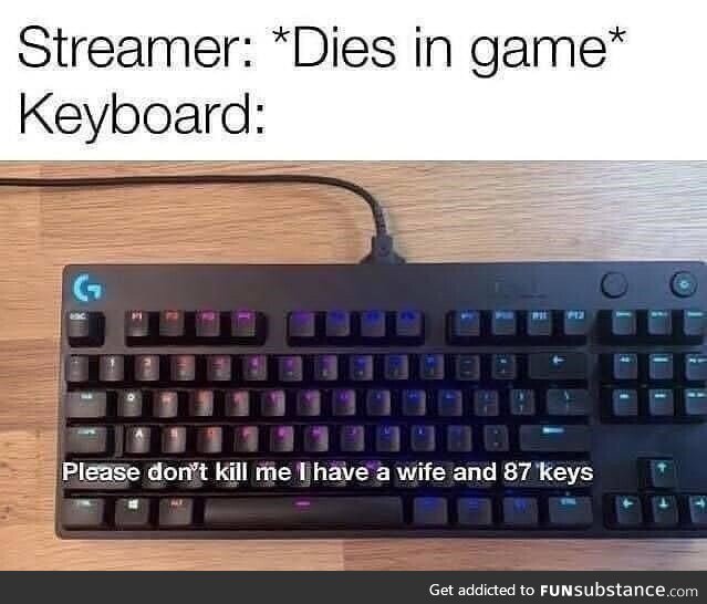 Keyboard has sufferd enough