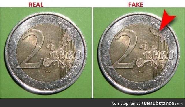 How to easily identify counterfeit 2€