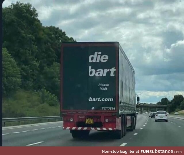 Sideshow Bob stealing lorries again