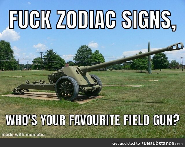 Field Guns, anyone?