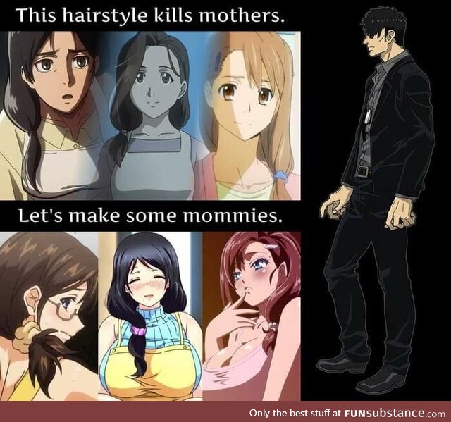 Anime mom hairstyles