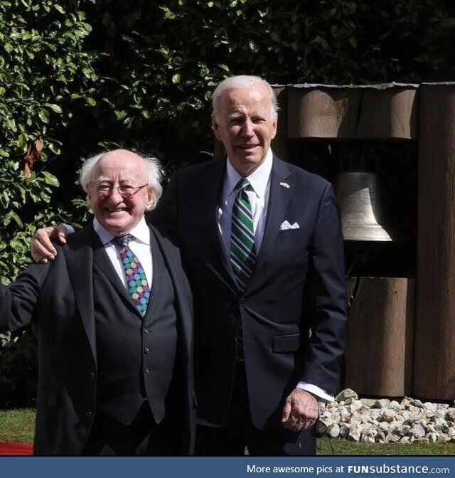 Joe Biden fails to claim the Leprechaun’s gold, Ireland 1993