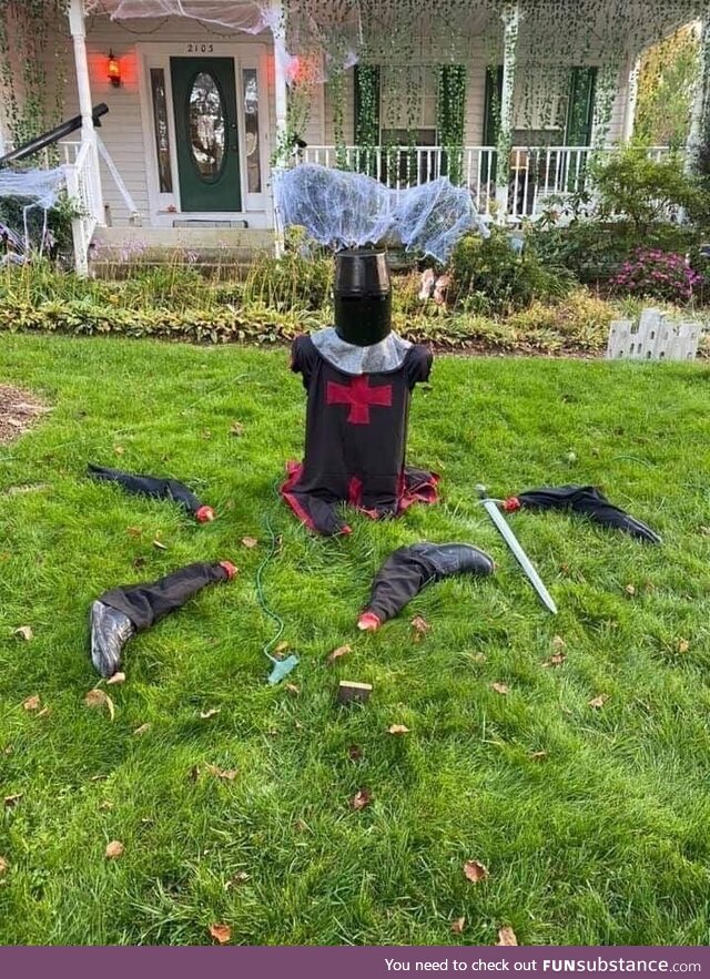 Halloween decorations on point