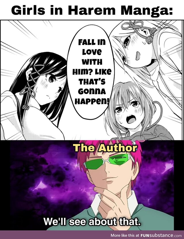 It's a Harem Manga for some reason