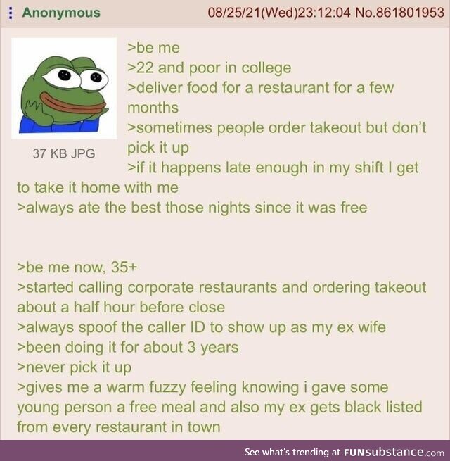 Anon is being wholesome