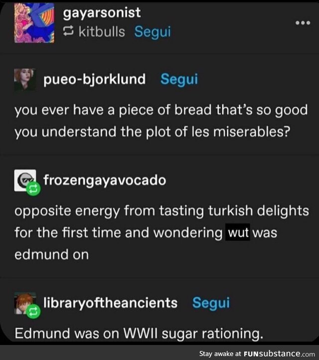 So that's how that works.