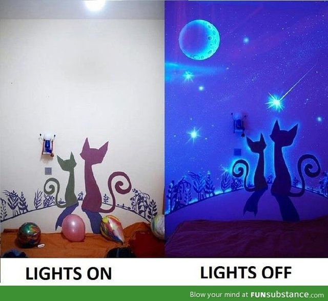 glow in the dark paint