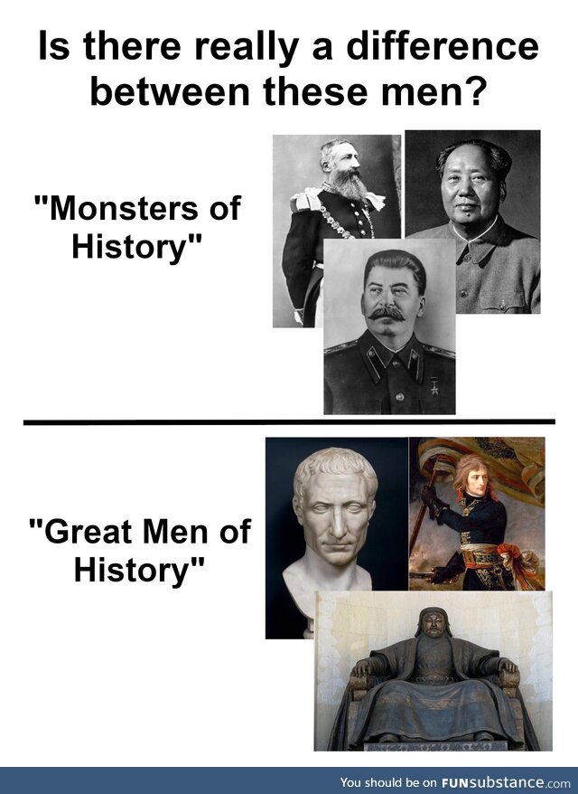 History is not fair