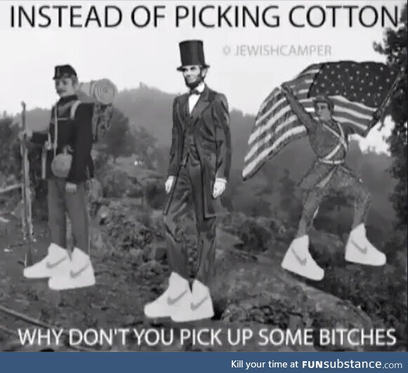 Abraham Lincoln talking to the Confederates, circa April 12, 1861