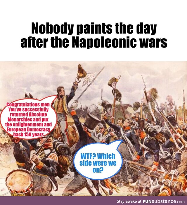 People always equate Napoleon and Hitler