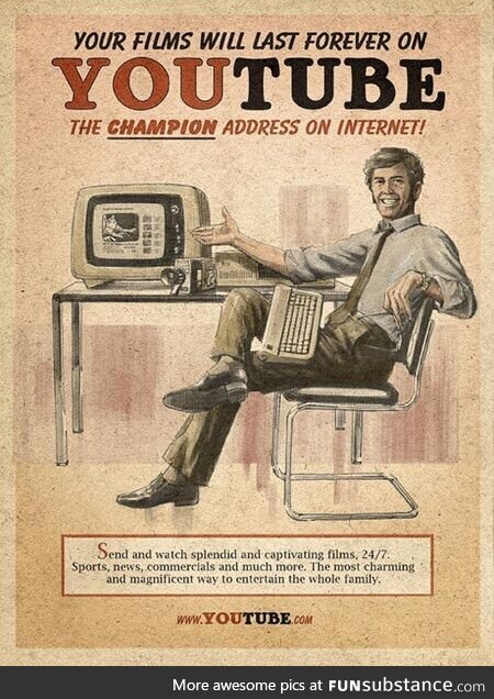 Advert for YouTube- 1953