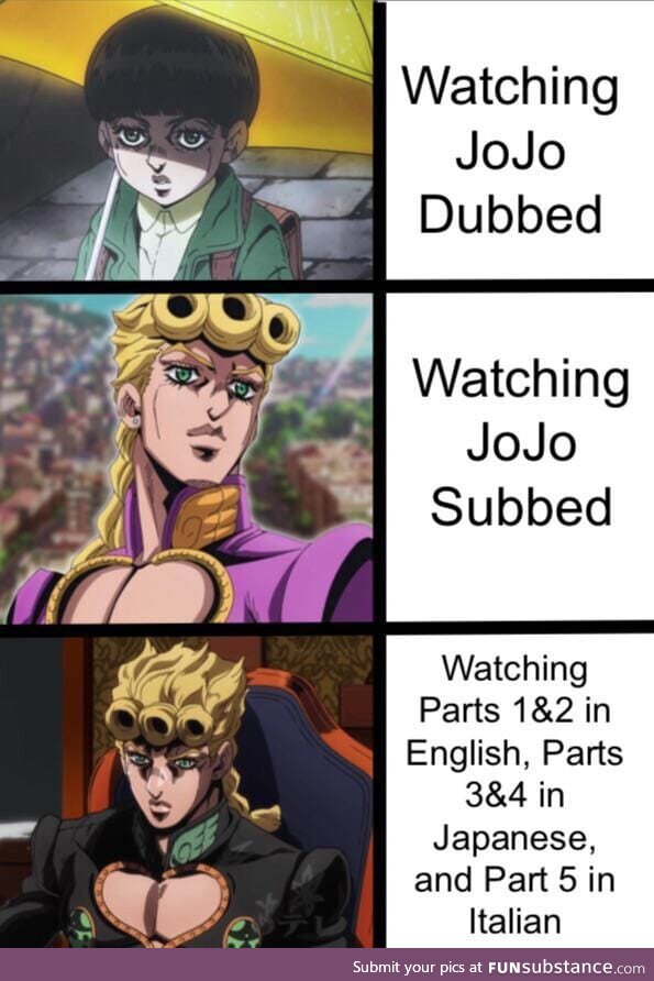 Germain JoJo ep 6 is best!