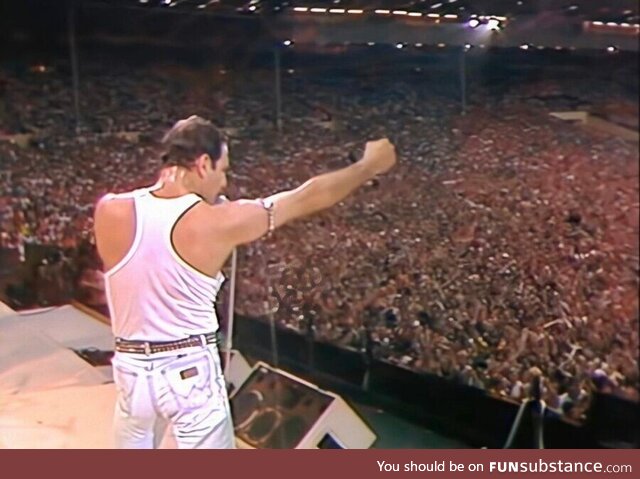 Rock paper scissors world championships. Wembley stadium. July 13, 1985