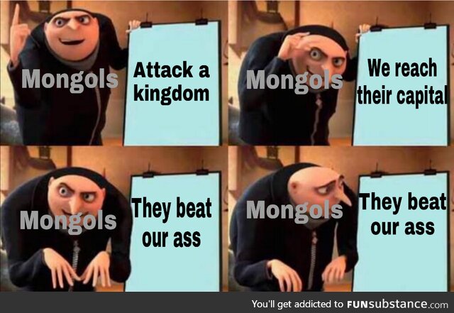 Delhi was one of the kingdoms who beat the mongols