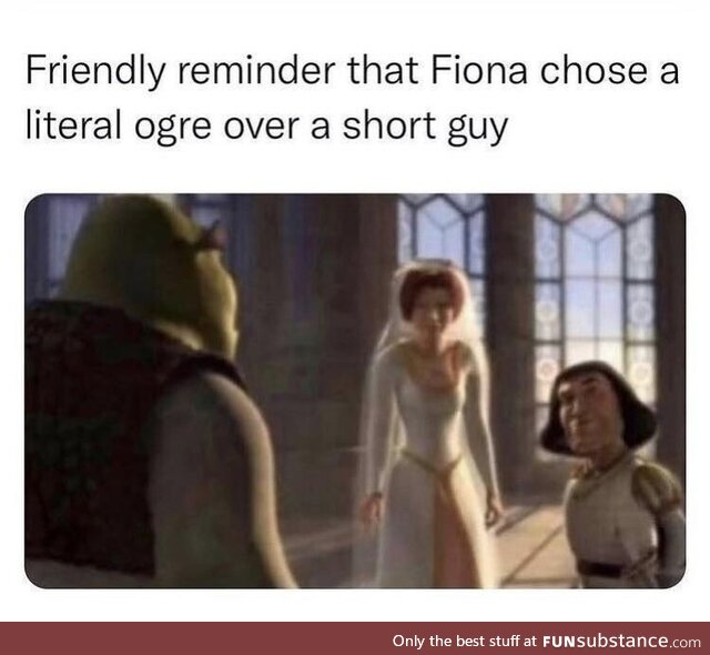 SHREK&gt;SHORT PEOPLE