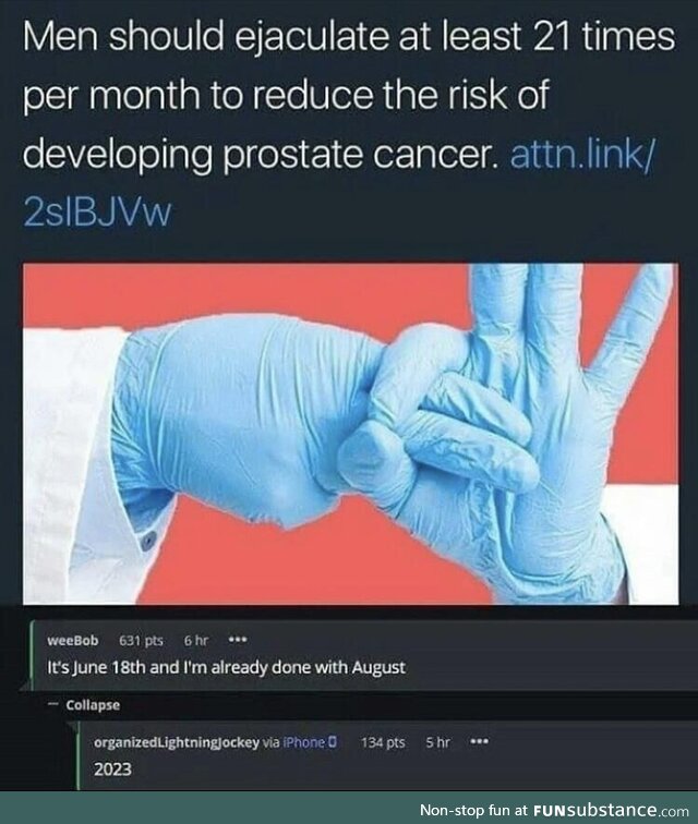 Prostate cancer is a joke to us