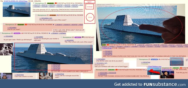 Anon makes fun of a stealth boat