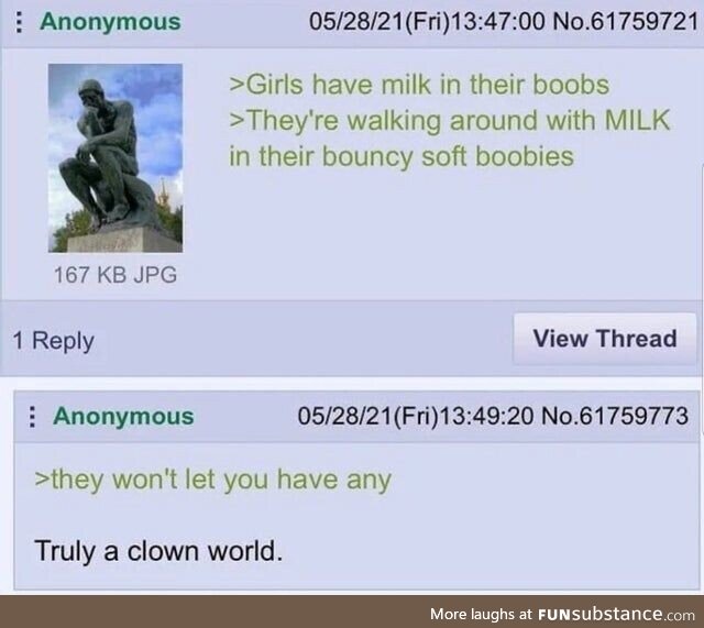 Anon wants milk