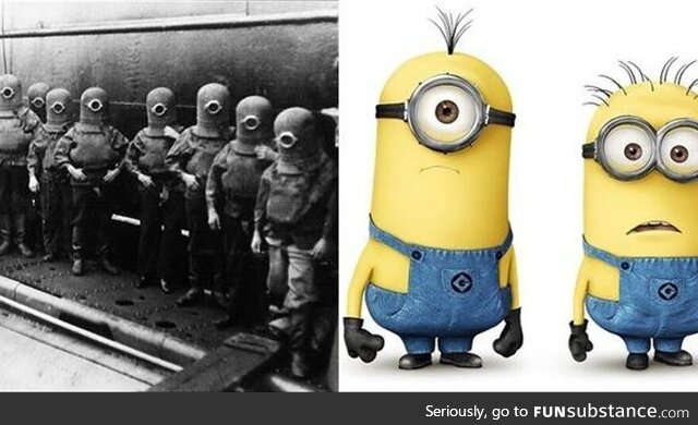 People are trying to forget that the minions helped Adolf Hitler during ww2