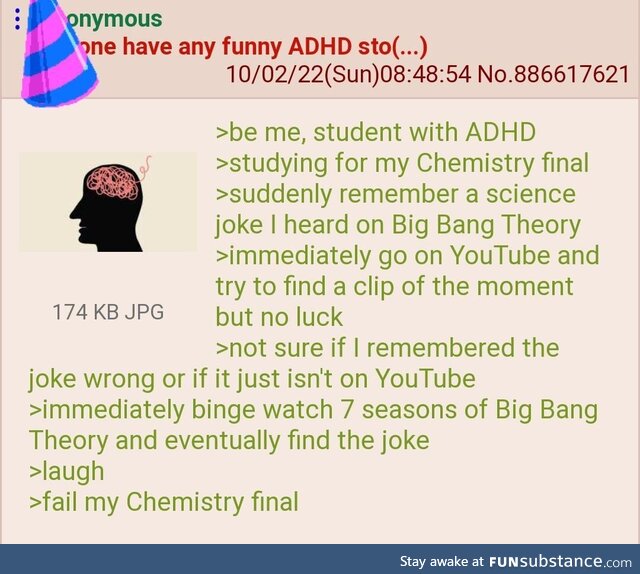 Anon has ADHD