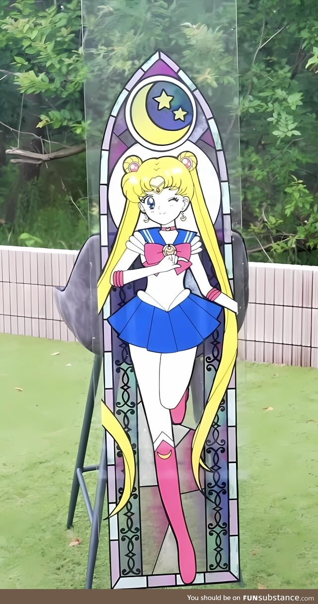 Sailor Monday - Painted Glass