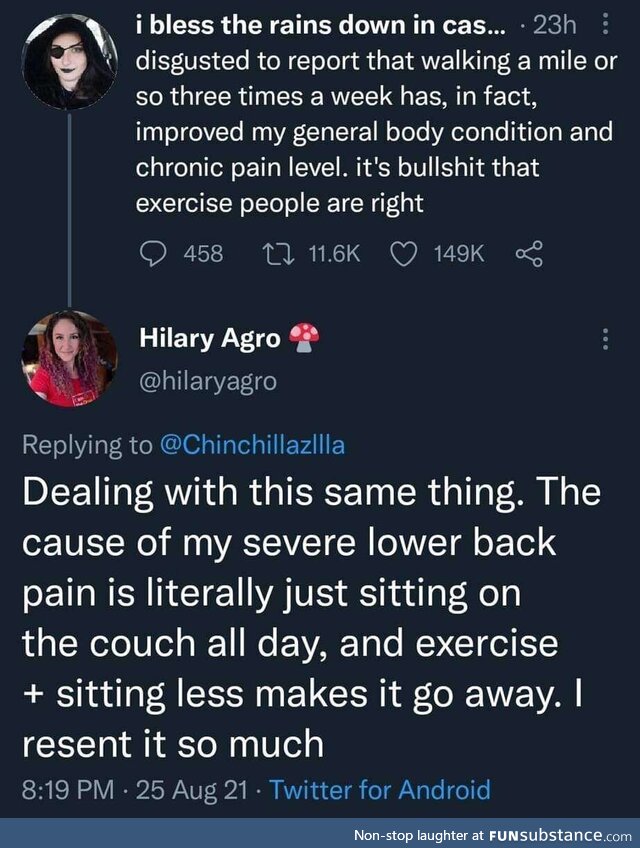 I like the exercise people