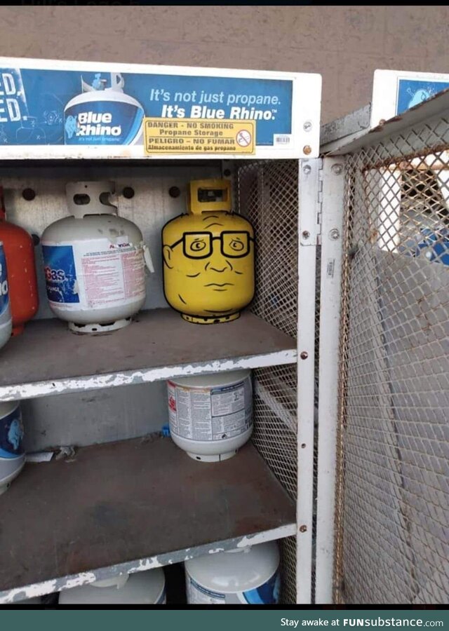 She's alright, she's alright she's alright....... Propane