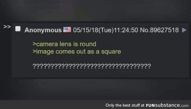 Cameras are not real