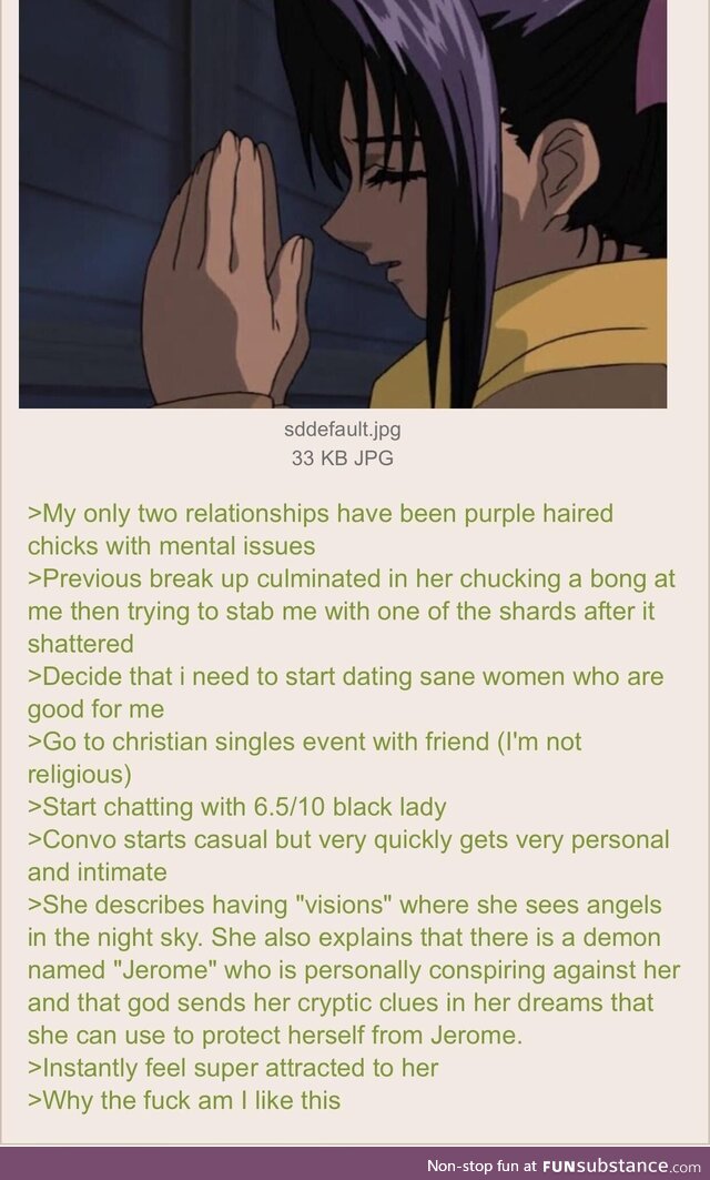 Anon tries something different