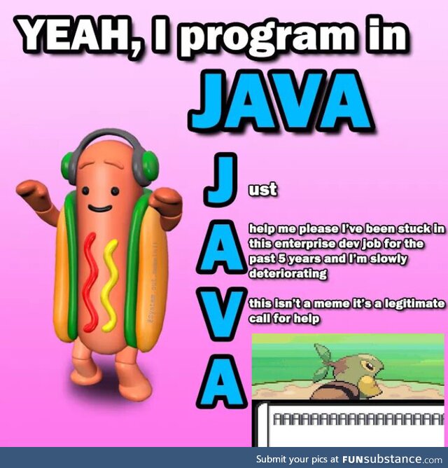 All letters in the Java meme have a meaning now