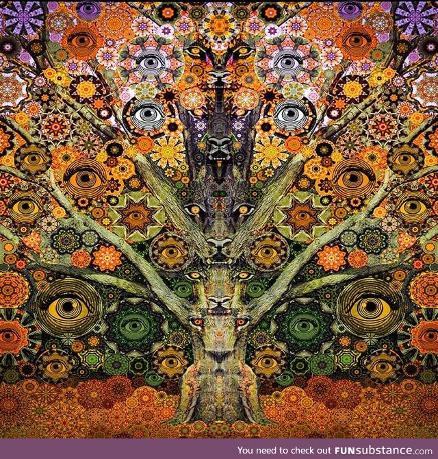 Animal Spirit Tree by LARRY CARLSON