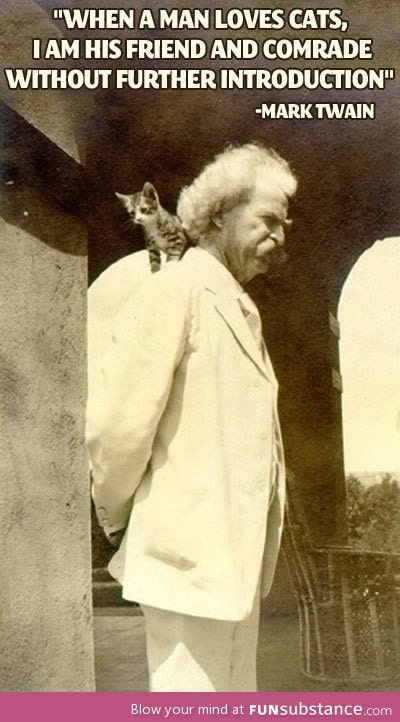 Mark Twain was one of us