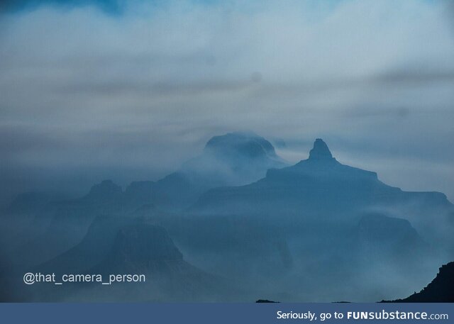 When your pic of the Grand Canyon looks like it’s from lord of the rings