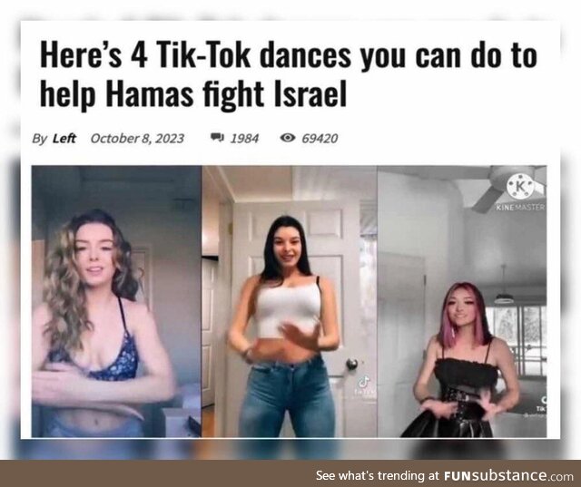 Ima wait till Hamas drops their dances