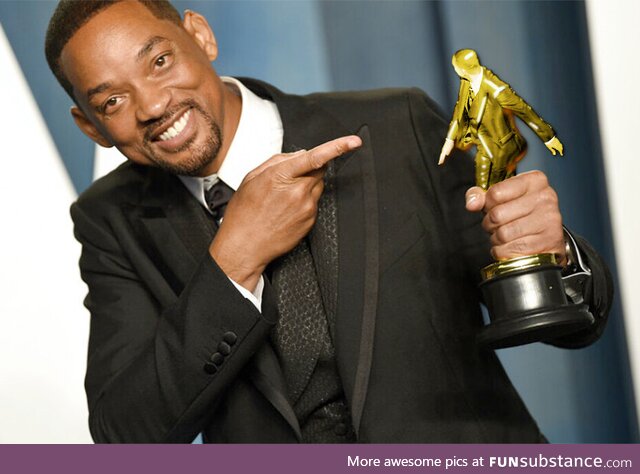 I spent 20 minutes making Will Smith's new Oscar as perfectly as I could. Here's the