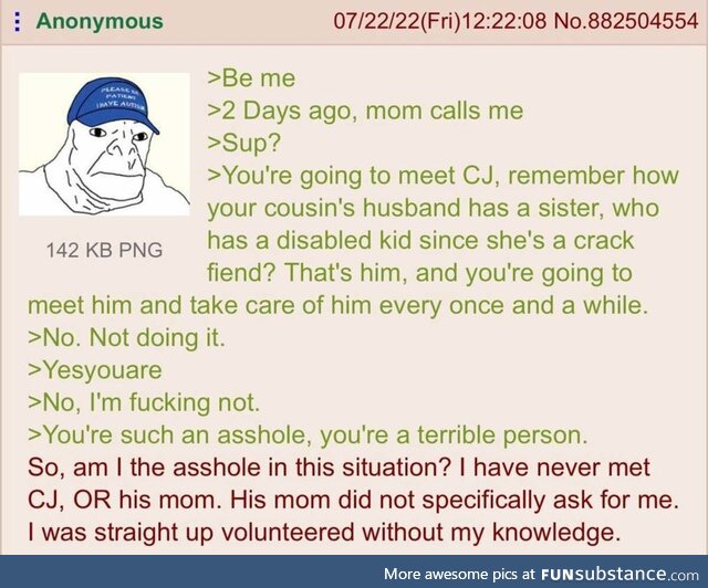 Anon gets volunteered