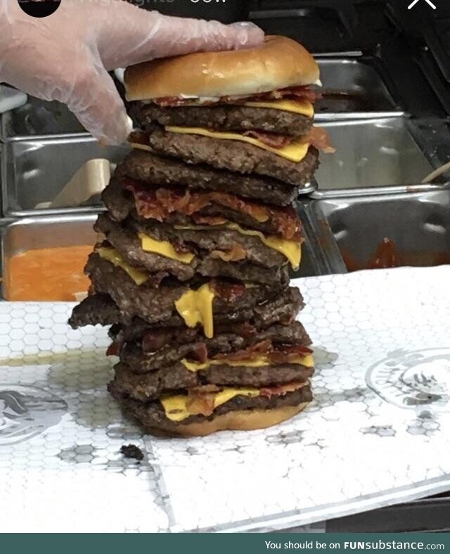 A burger from my job two years ago