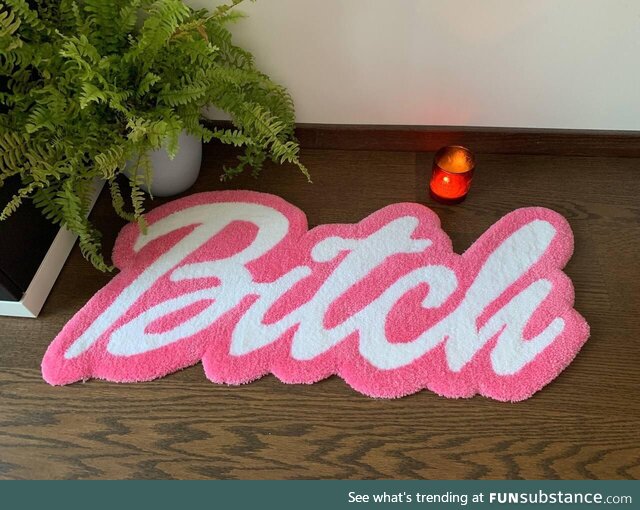 Handmade b*tch rug [oc]