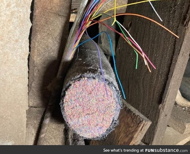 700 metres of fiber needs to be replaced due to vandalism