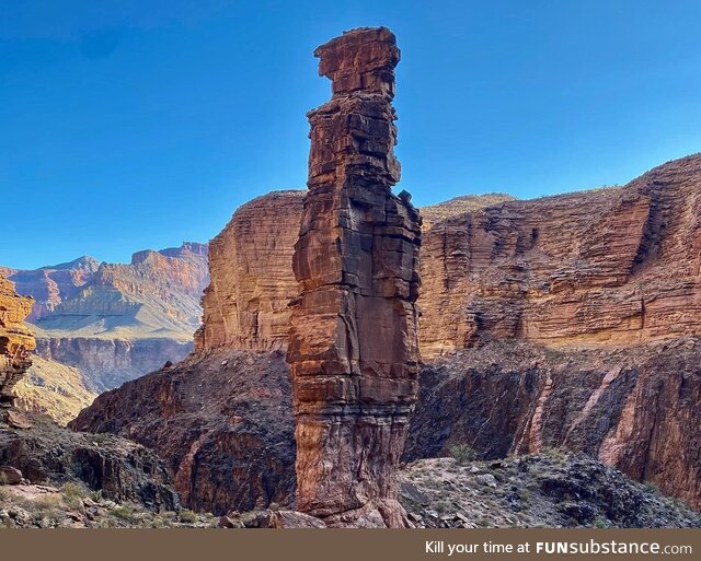 The monument @ monument creek, tonto trail, grand canyon np