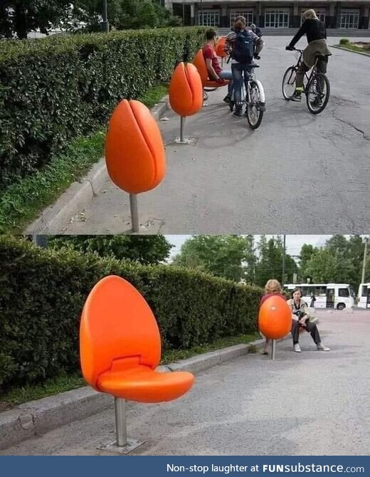 Tulip chairs in the Netherlands