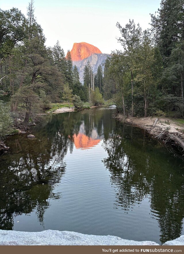 Last Light on Half Dome