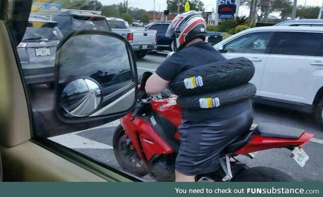 More security on a motorcycle