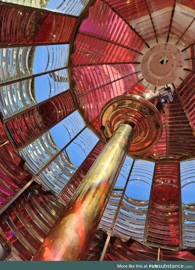 Inside of a lighthouse