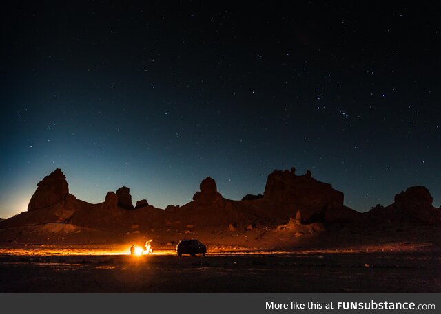 Trona Pinnacles at Ridgecrest, CA