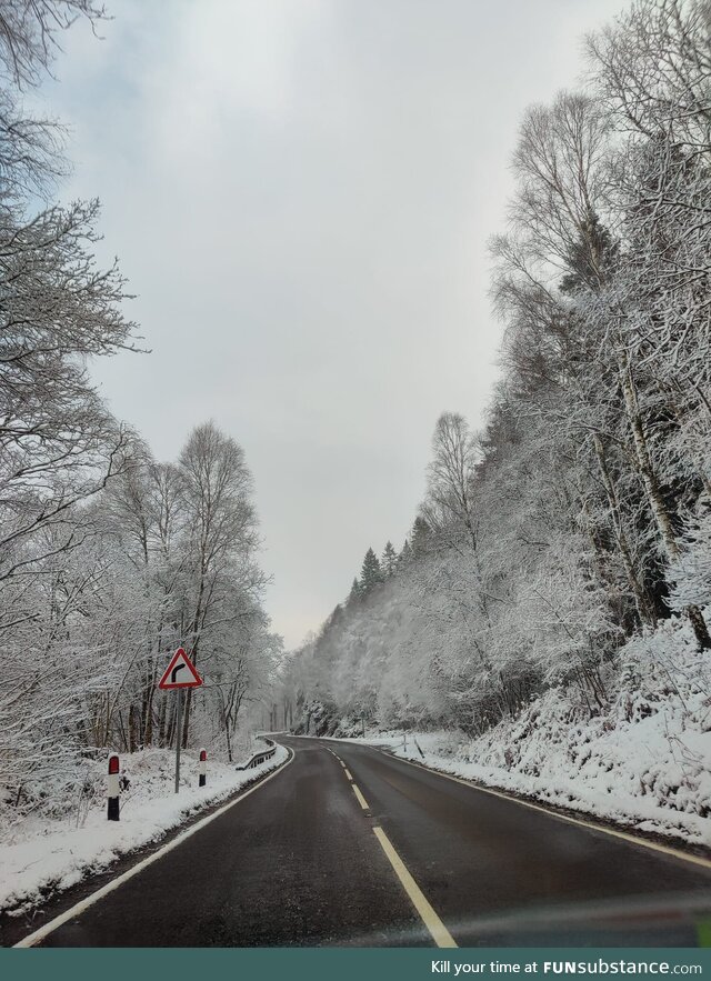 A drive in the Highlands