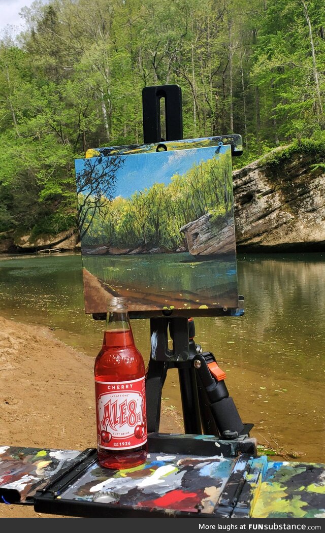 Cheers from Jump Rock in the Red River Gorge