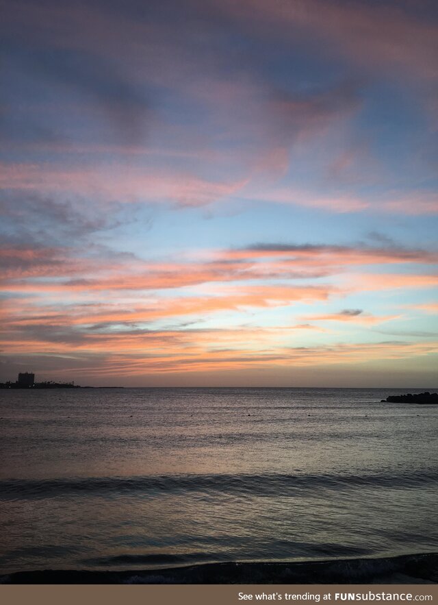 [OC] Yesterday’s sunset in Naiguatá, Venezuela