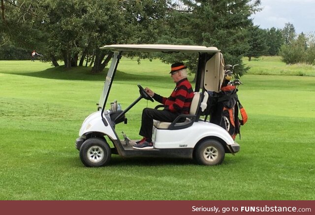 [OC] Freddy Krueger has taken up golf in retirement. Apparently he has a helluva slice